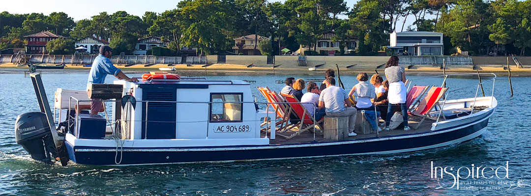 Balade Sur Chaland Au Cap Ferret Séminaire équipe